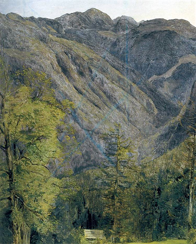 The Schonberg Seen from Hoisernradalpe